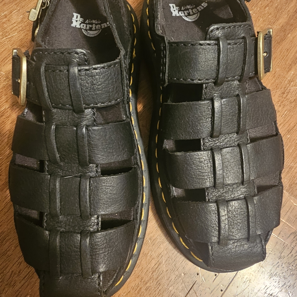 Dr. Martens Black  Fisherman Sandals